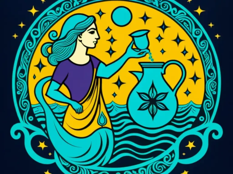 acuario simbolizado por el portador de agua