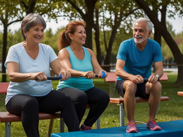 adultos mayores disfrutando de actividades recreativas