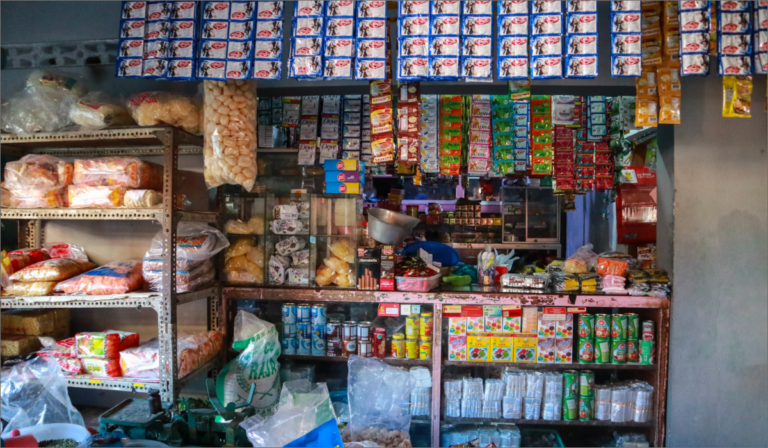 articulos de hogar en una tienda local
