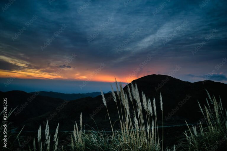 atardecer sobre el paisaje de san luis