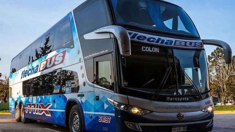 autobus de flecha bus en ruta