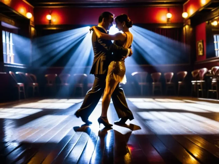 baile de tango en un club elegante