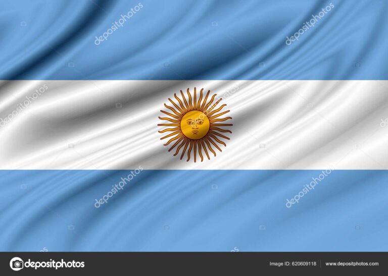 bandera de argentina ondeando al viento