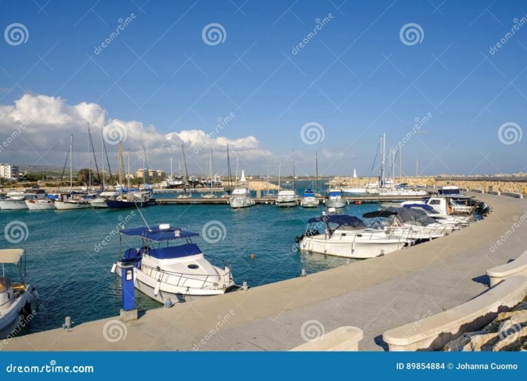 Qué servicios ofrece el Club Náutico San Fernando y su guardería 7 barcos amarrados en un puerto deportivo