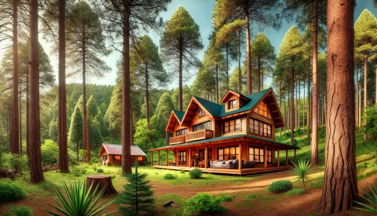 cabana acogedora en paisaje natural 1