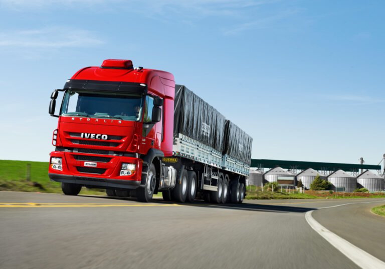camion de carga en ruta argentina