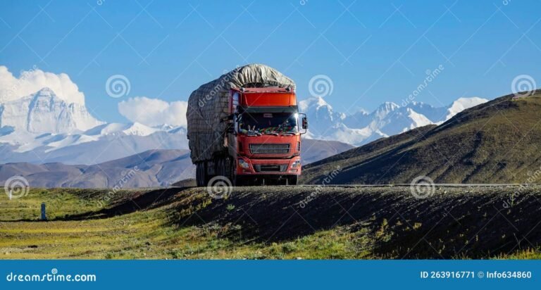 Cómo contratar fletes de larga distancia desde Mar del Plata 23 camion de carga en ruta panoramica