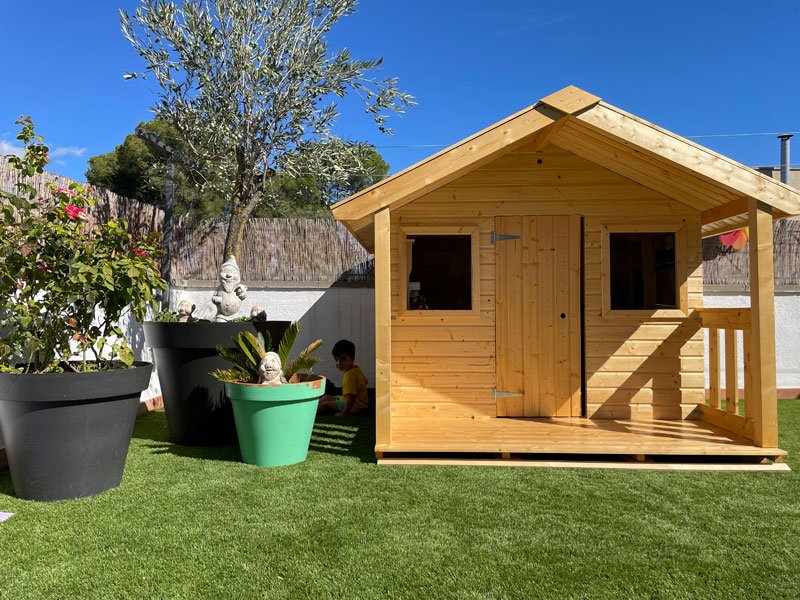 Dónde encontrar casitas de madera para niños a buen precio