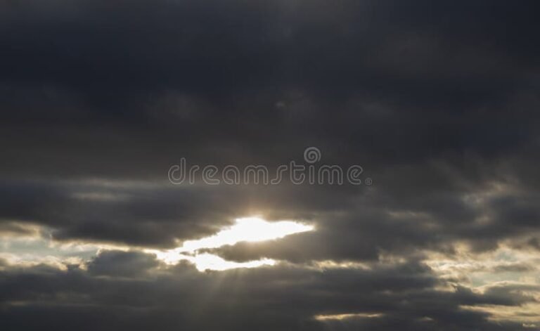 cielo despejado despues de una tormenta