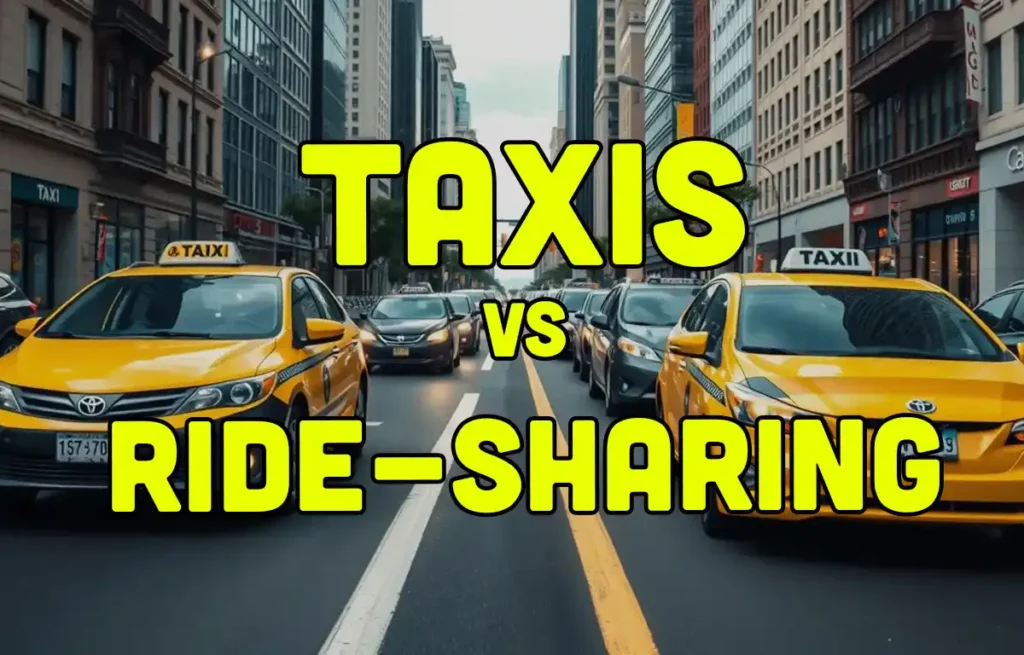 comparativa entre taxis y servicios de transporte