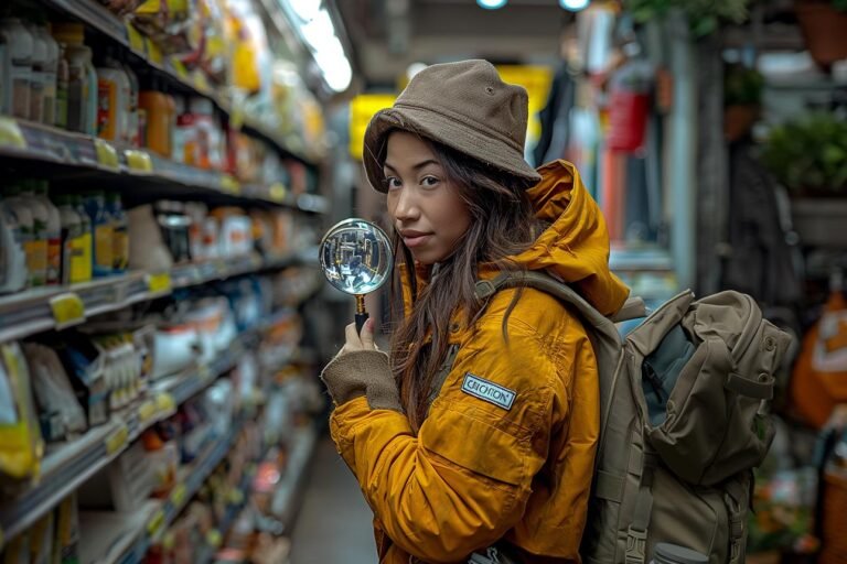 compradores explorando tiendas en chile