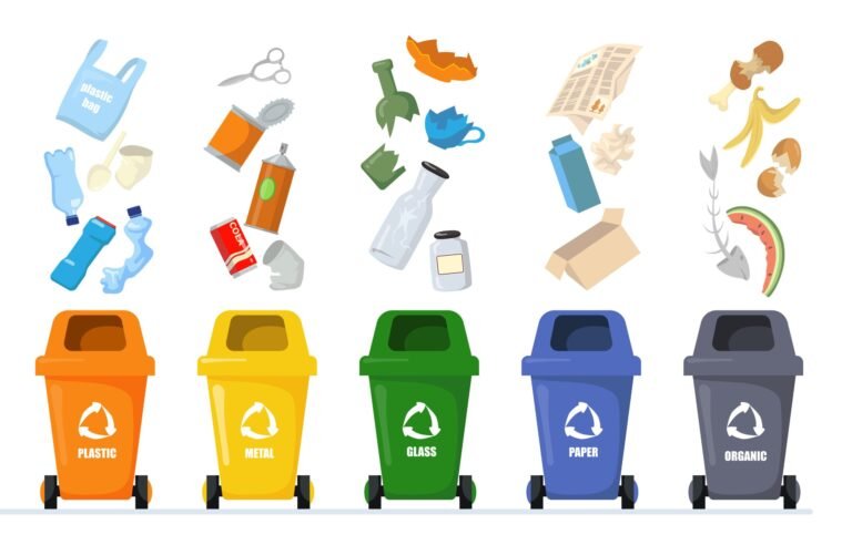 contenedores de residuos por colores