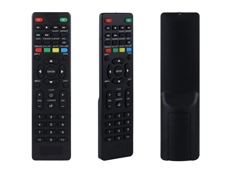 control remoto con pantalla de television