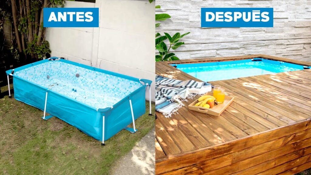Cómo hacer un deck cubre pileta que sea resistente y estético