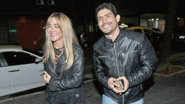 del potro y jimena baron juntos sonrientes