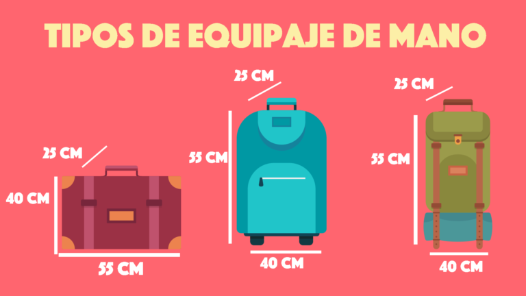 equipaje de mano en un aeropuerto