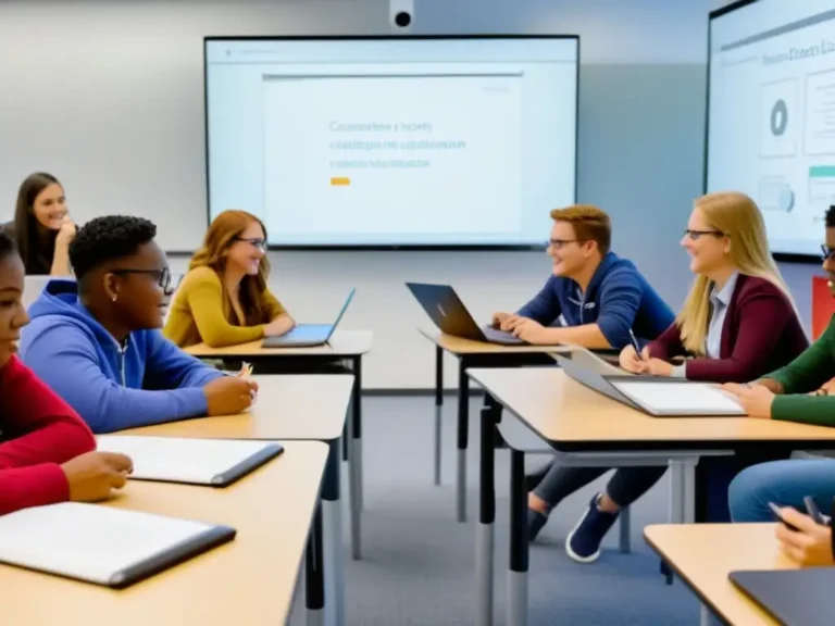 Qué ofrece el Colegio Thomas Alva Edison en Ituzaingó 10 estudiantes en aula colaborativa moderna