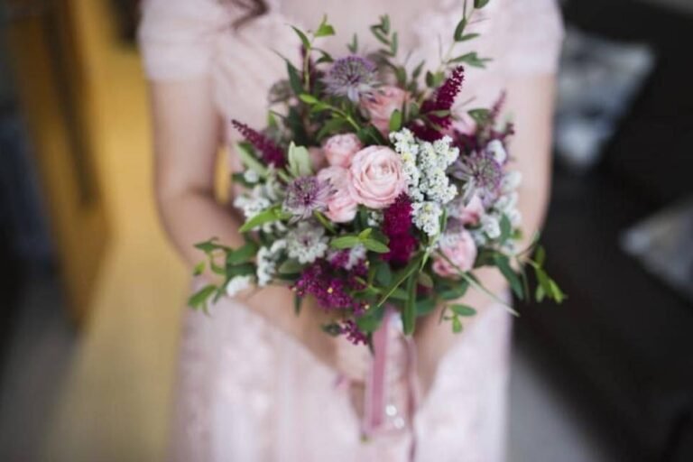 flores de azahar en un evento elegante