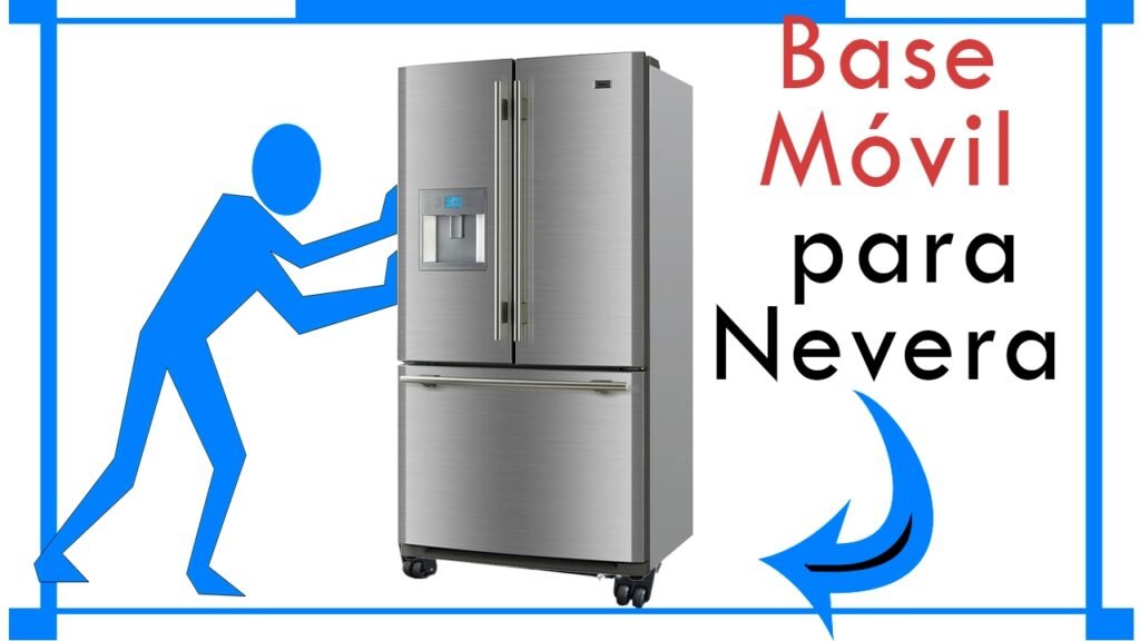 Qué beneficios tiene usar una base con ruedas para heladera