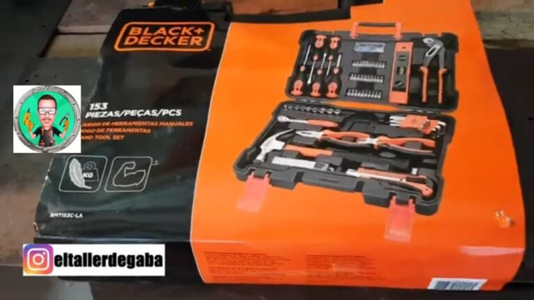herramientas black and decker en taller