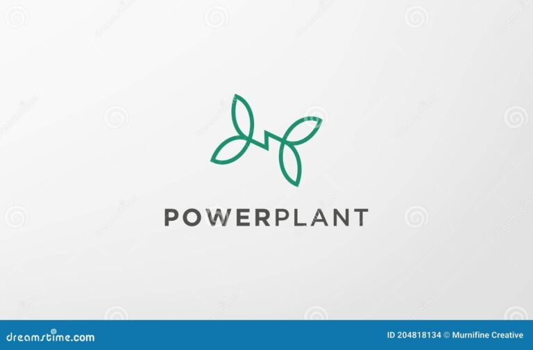 logotipo de una planta de energia moderna