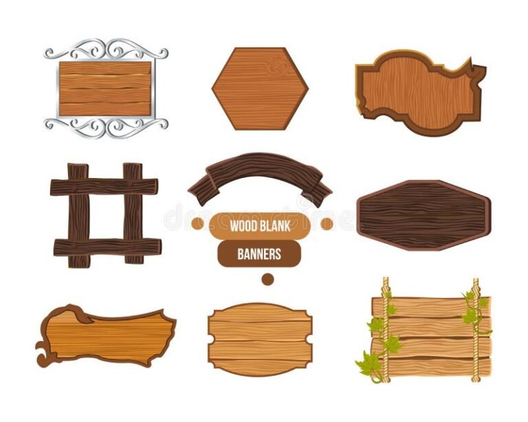 madera en diversas formas y texturas
