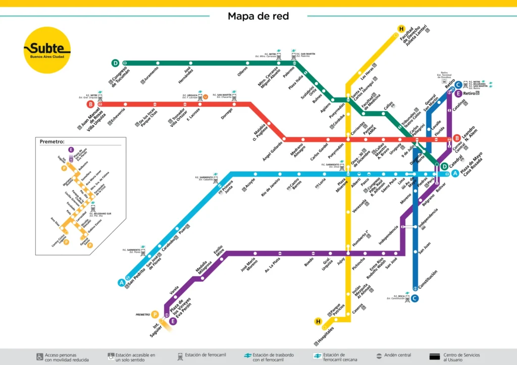 Cuánto tiempo se tarda en recorrer el subte D de punta a punta
