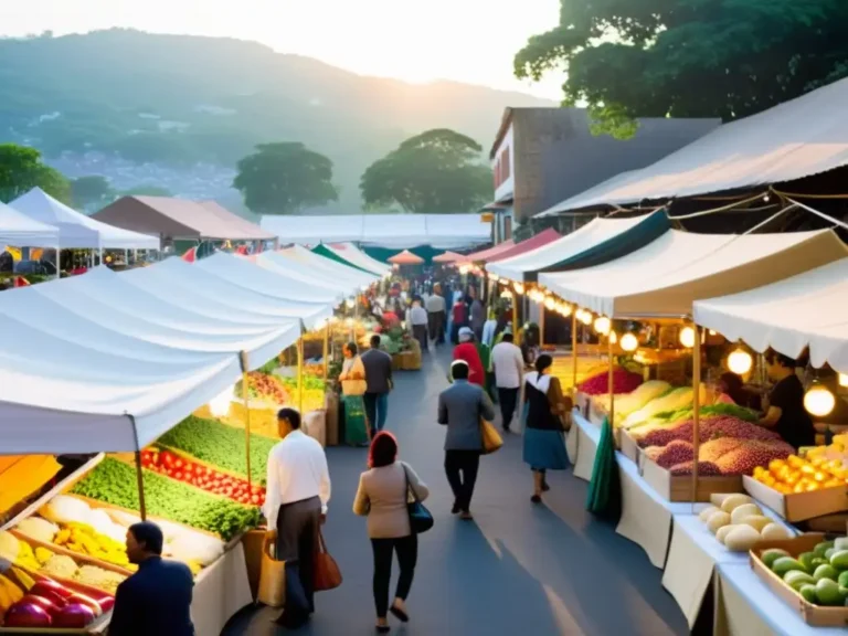 mercado libre en un mercado local vibrante