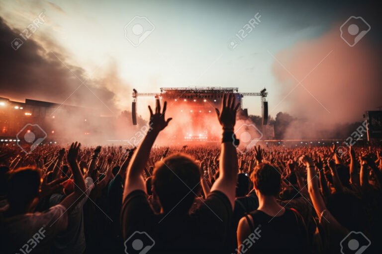 multitud de fans en un concierto