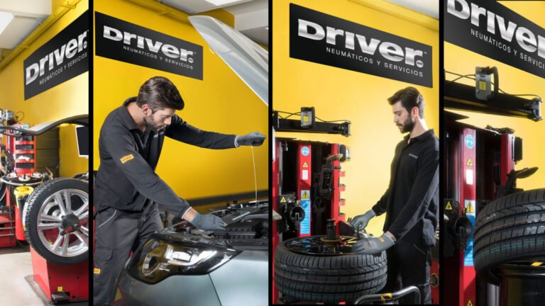 neumaticos pirelli en un taller mecanico