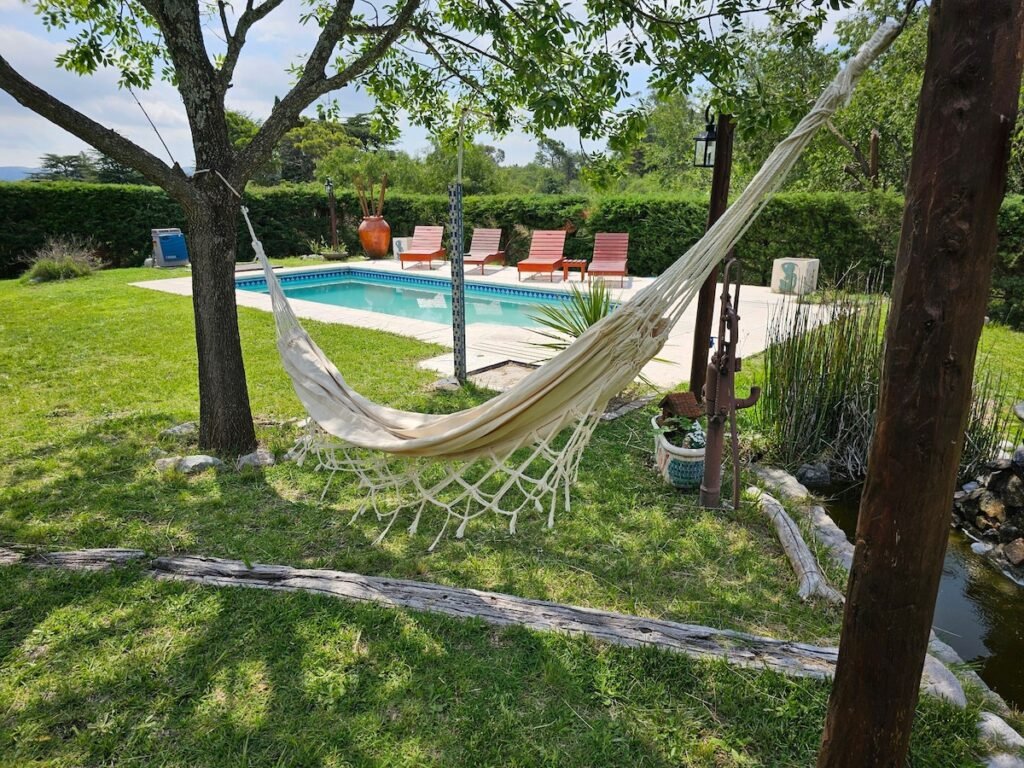 paisaje de cruz del eje con alojamiento