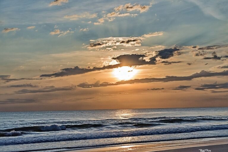 paisaje marino de miramar al atardecer