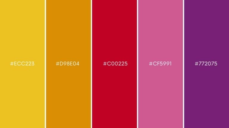 paleta de colores vibrantes en arte