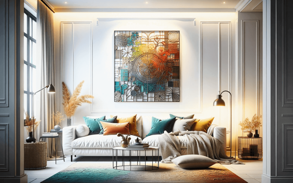 Cómo decorar las paredes de tu living de manera creativa y elegante 4 Cómo decorar las paredes de tu living de manera creativa y elegante