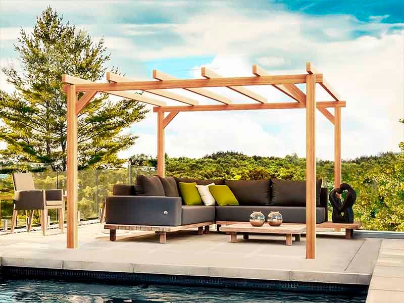 Cómo construir una pérgola económica y funcional en tu jardín