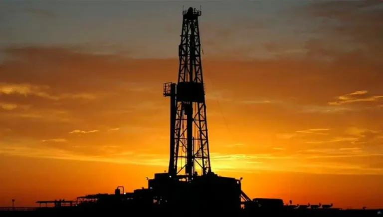 planta de energia en argentina al atardecer