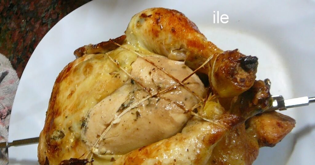 Dónde encontrar el mejor pollo al spiedo en La Plata 1 pollo al spiedo recien asado y dorado