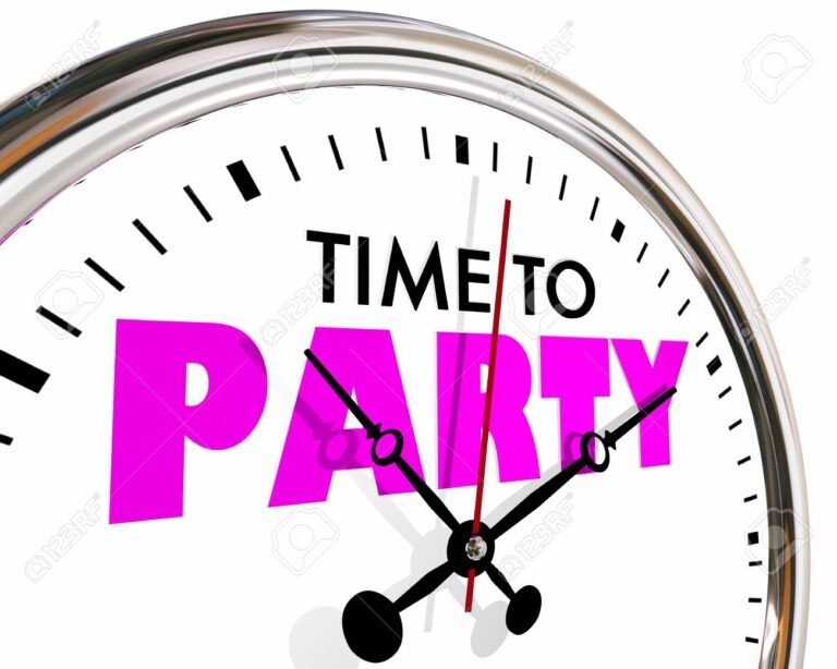 reloj marcando la hora de un evento