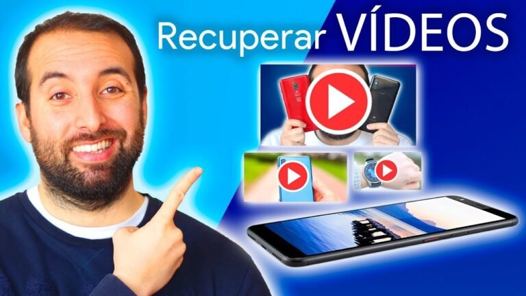 restaurando videos borrados en un telefono