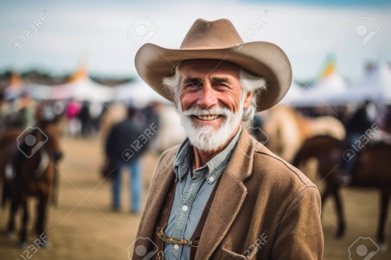 retrato de un hombre mayor con sombrero