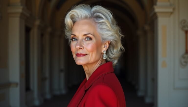 retrato elegante de una mujer sofisticada