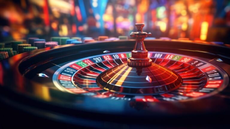 ruleta girando en un casino virtual
