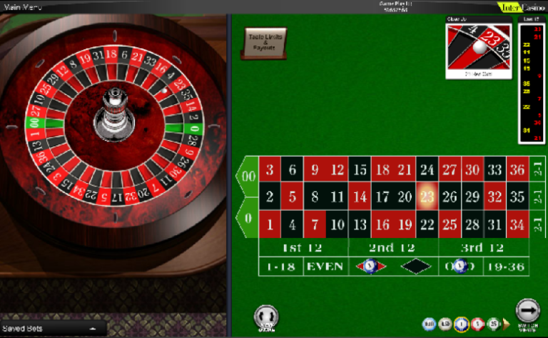 ruleta y fichas de casino en linea