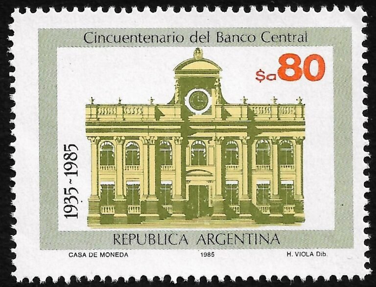 sello oficial del banco central argentino
