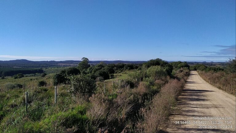 sendero natural en chacra el rancho