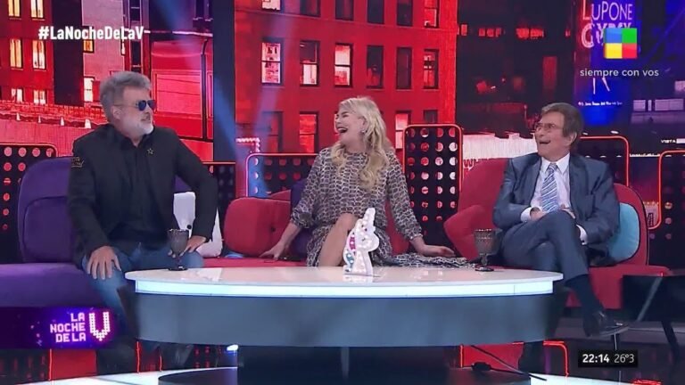 silvio soldan en un set de television