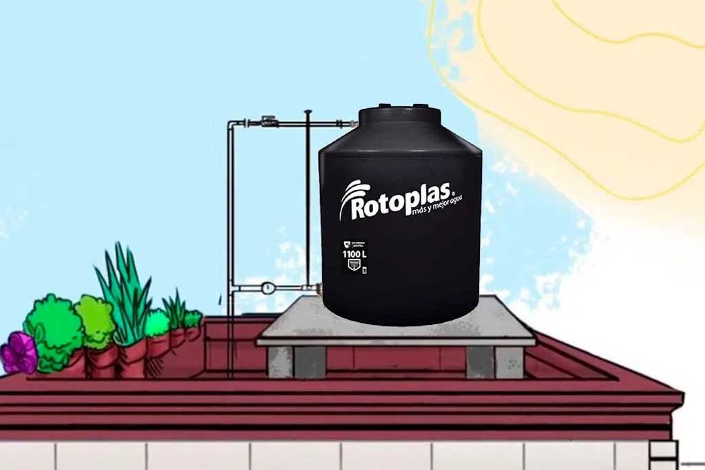 Cuántos litros de agua puede almacenar un tanque residencial promedio