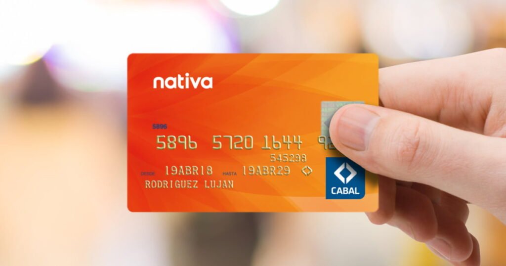 tarjeta cabal sobre fondo financiero