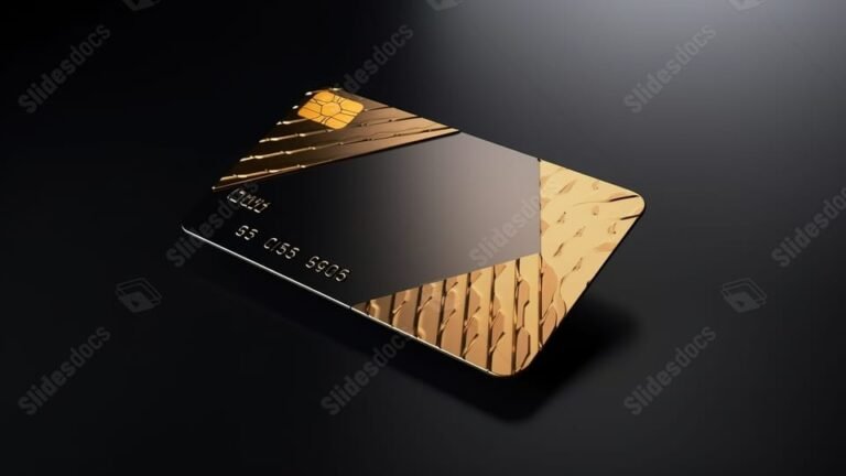 tarjeta de credito sobre fondo elegante