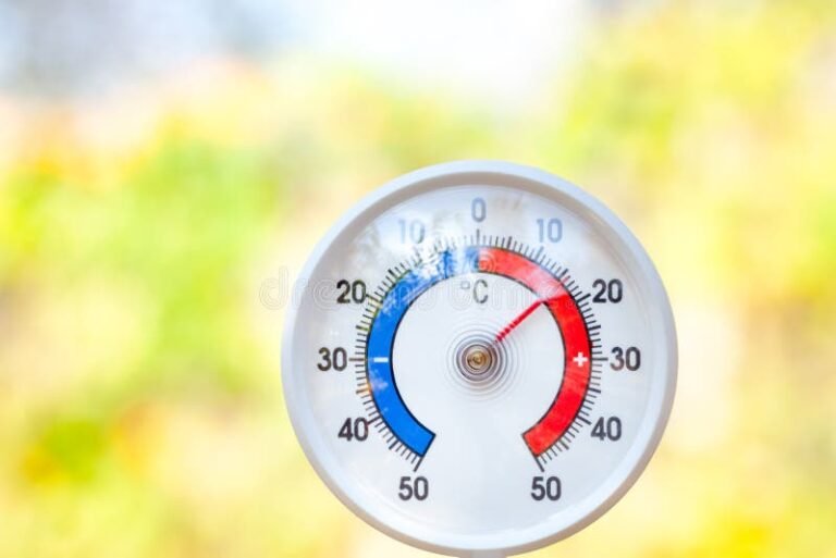 termometro marcando temperatura al aire libre